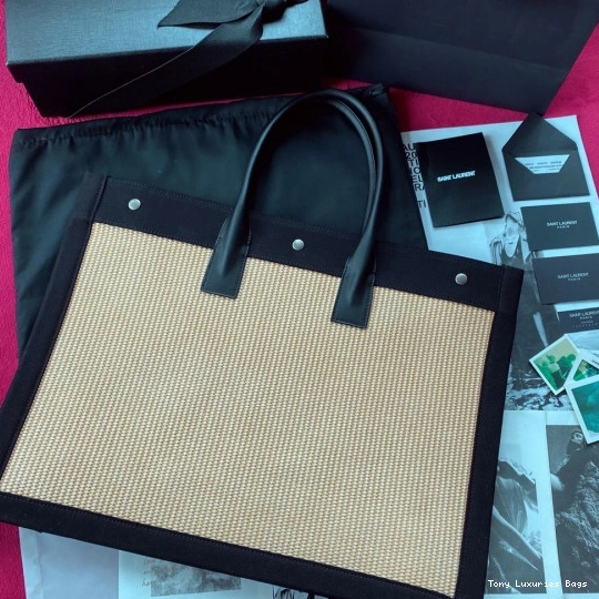 Tony Luxuries YSL BAG TOTE GAUCHE RIVE 0814